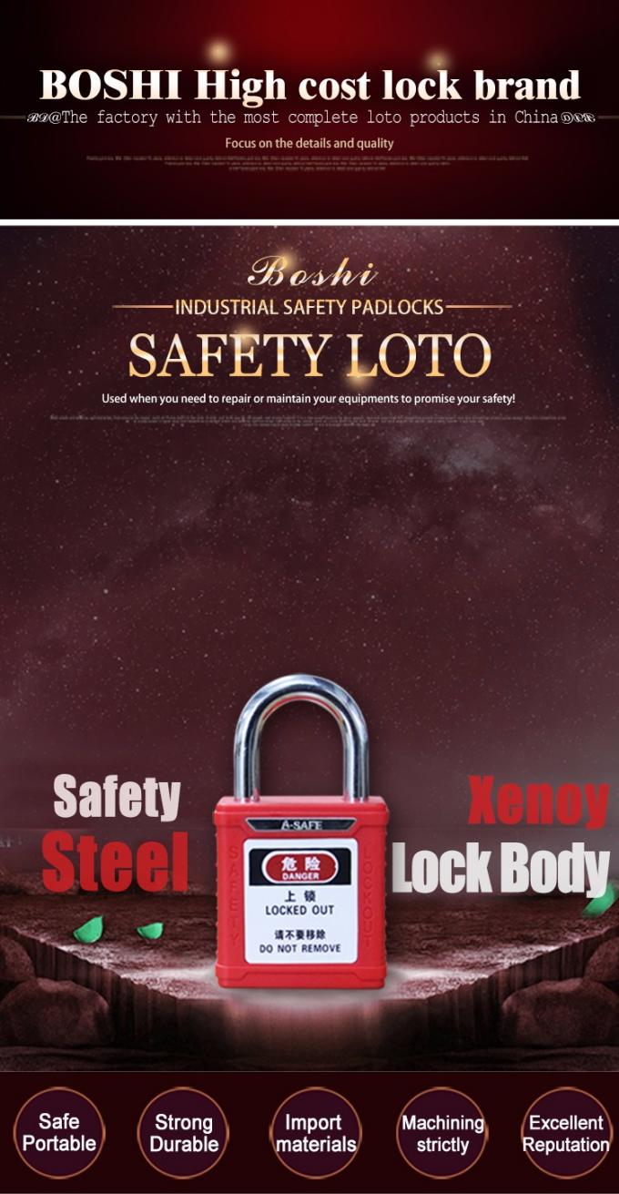 cerraduras de cojín al por mayor de 20m m Mini Short Steel Shackle Safety con la llave principal