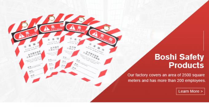 Etiquetas del andamio de la inspección de la seguridad de la longitud 212m m de la fábrica de BOSHI China