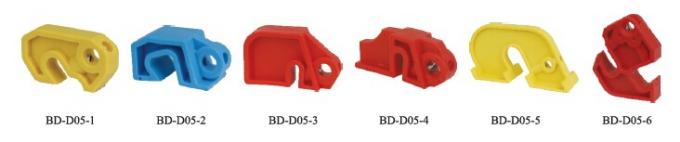 Cierre plástico de gran tamaño del disyuntor (BD-D05) de todos los diversos colores de los tamaños para usar del tagout del cierre