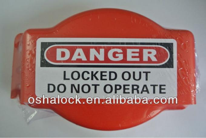 Cierre ajustable de la válvula de puerta de seguridad de la seguridad del lugar de trabajo de los dispositivos del cierre de Brady