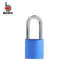 Multi Color Polishing Aluminum Padlock Withstand Strong External Force