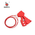 Nylon PA Material Adjustable Cable Lockout Customized Color For Industrial Safety