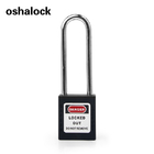 long nylon shackle safety padlock with keyed alike