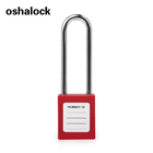 Manufacturer of industrial locks Long steel Shackle Security padlock with keyed alike