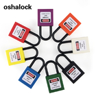 Non-conductive electrical equipment lockout tagout Mini Nylon safety padlock with master key
