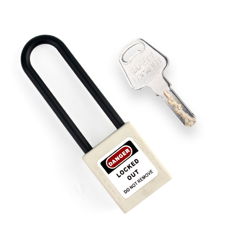 76MM nylon keyed alike industrial safety padlock