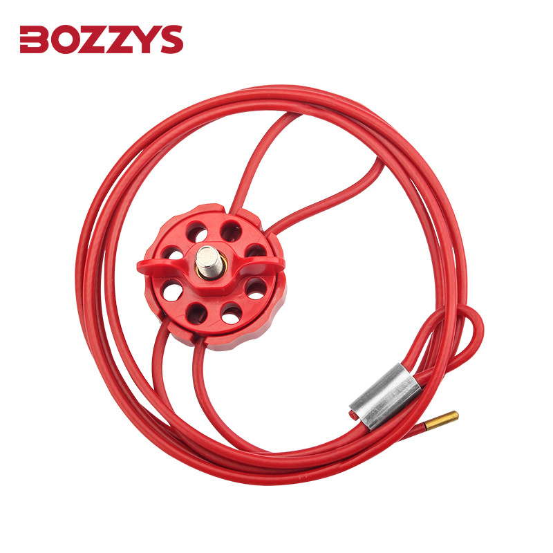 Adjustable Wheel Type Safety Cable Lockout Nylon PA Steel Multipurpose